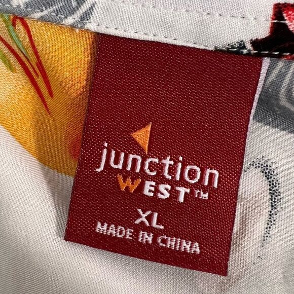 Vintage Junction West Retro Pin Up Hawaiian Shirt - Picture 5 of 13